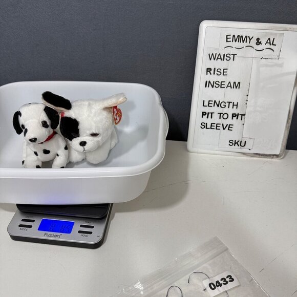 Ty Beanie Babies Marcel Dog Jingle Dizzy the Dalmatian LOT of 2 Dogs Animal Pet - Picture 9 of 9